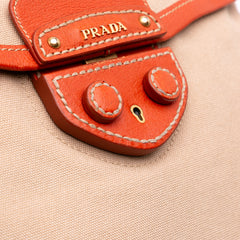 Cinghiale Trimmed Canapa Top Handle Bag