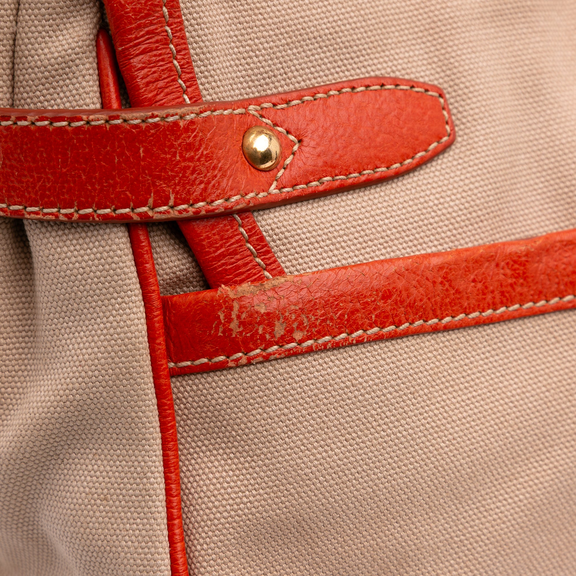 Cinghiale Trimmed Canapa Top Handle Bag