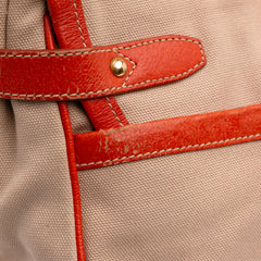 Cinghiale Trimmed Canapa Top Handle Bag