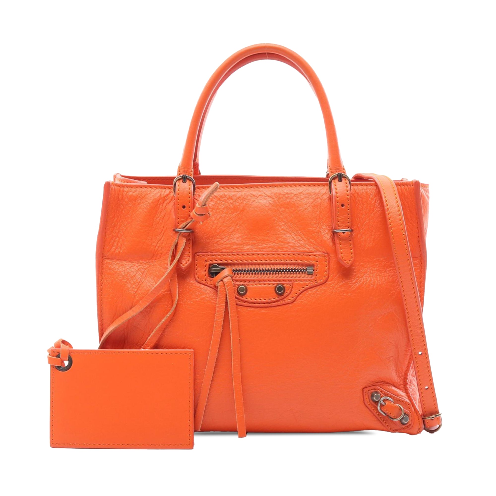 Mini Leather Papier A4 Satchel