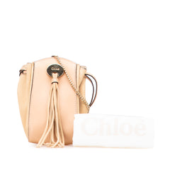 Mini Leather and Suede Sac Fringe Crossbody