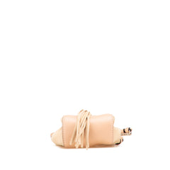Mini Leather and Suede Sac Fringe Crossbody
