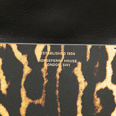 Large Leopard Print Grace Flap Shoulder Bag