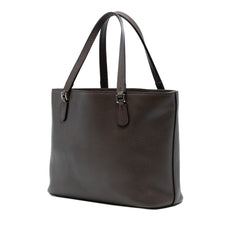 Pebbled Leather Lady Dollar Tote
