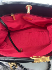 Chanel 19 Shopping Bag Quilted Leather