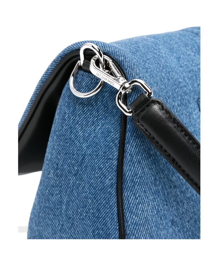 Jacquemus Le Bambino Flap Shoulder Bag Denim