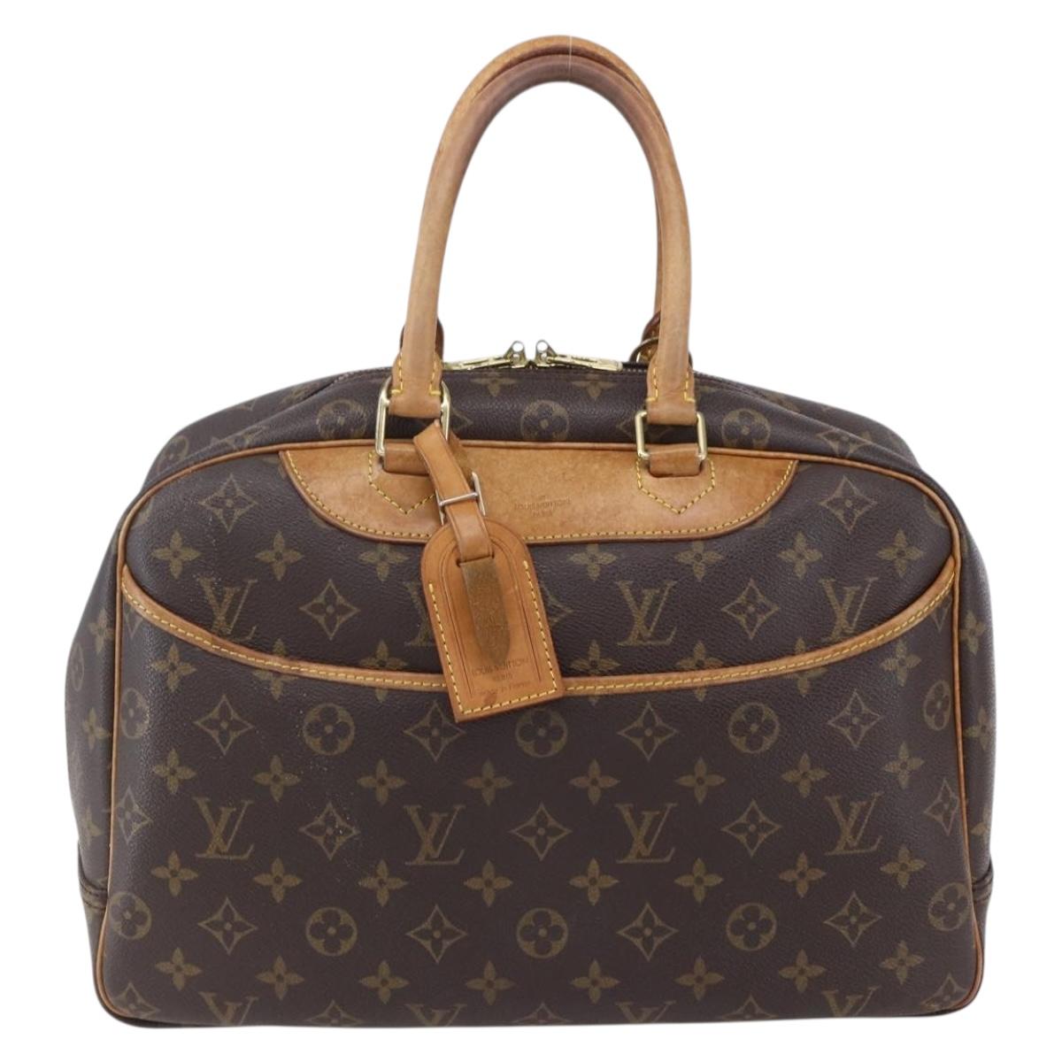 Louis Vuitton Deauville Handbag Monogram Canvas