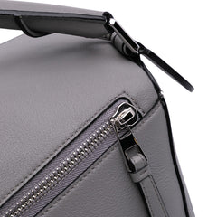 Large Calfskin Puzzle Satchel