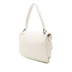 CC Quilted Lambskin Padded Envelope Double Flap