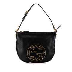 Small Leather Blondie Hobo Bag_0