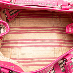 Striped Jacquard Tote