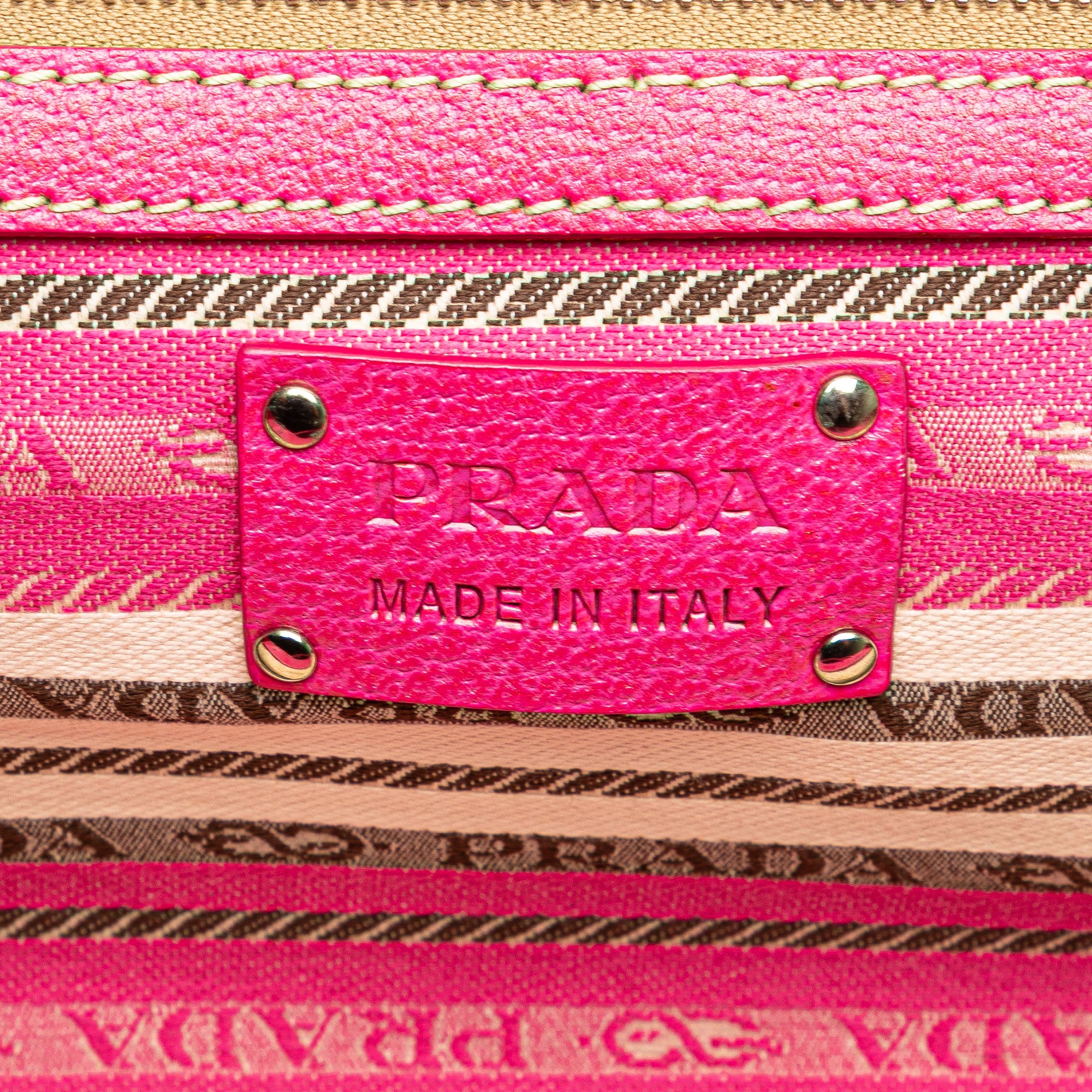 Striped Jacquard Tote