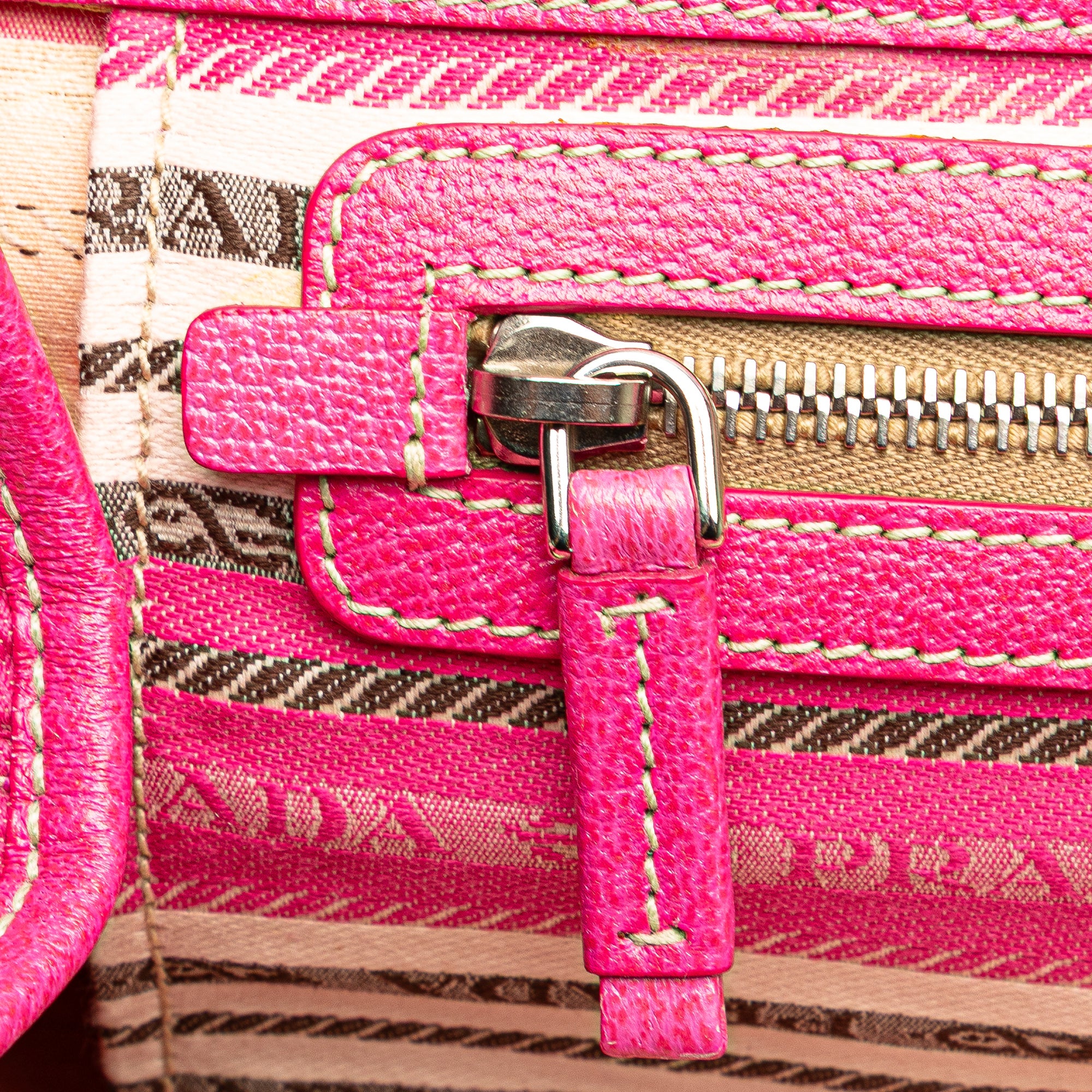 Striped Jacquard Tote