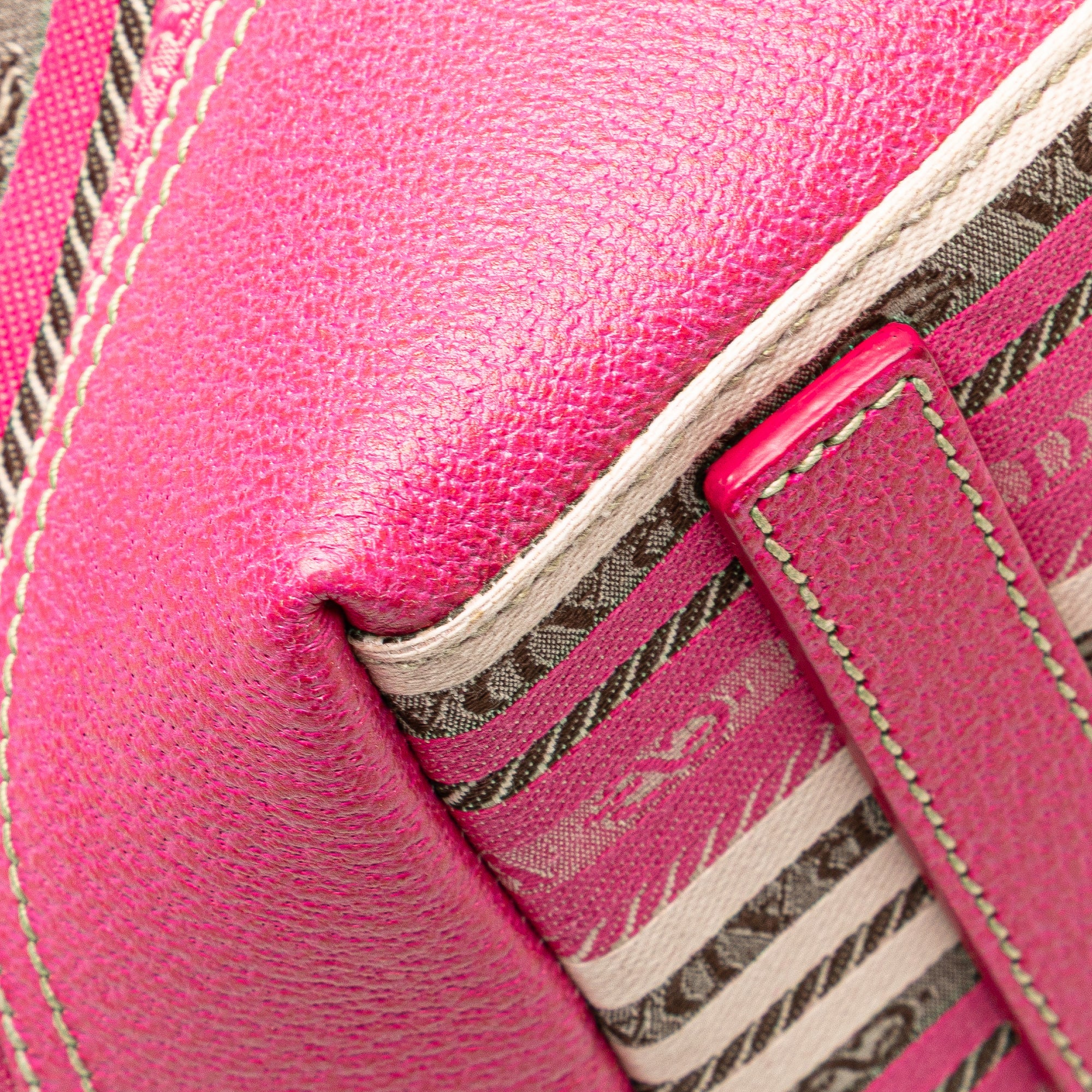 Striped Jacquard Tote