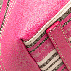 Striped Jacquard Tote