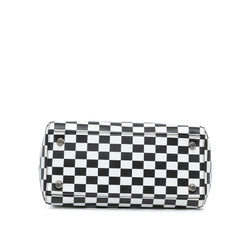 Medium Calfskin Checkered Lady Dior