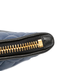 Matelasse Nappa Biker Clutch
