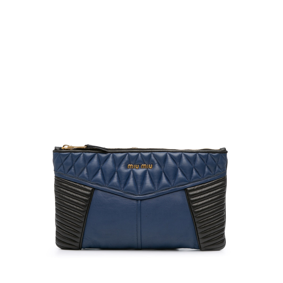 Matelasse Nappa Biker Clutch