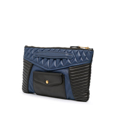 Matelasse Nappa Biker Clutch