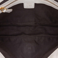 Zucca Embossed Leather Baguette Satchel