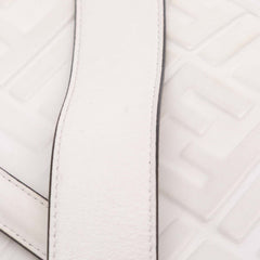 Zucca Embossed Leather Baguette Satchel