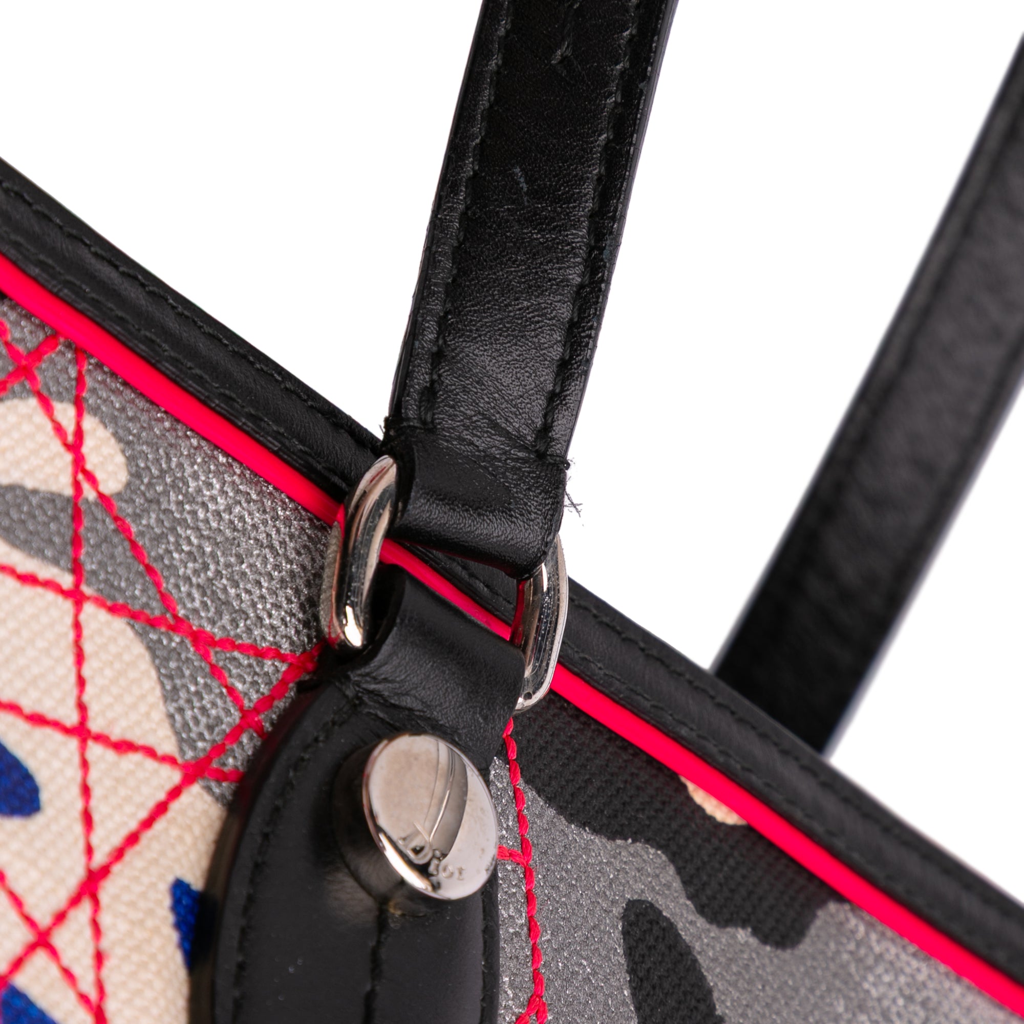 Anselm Reyle Large Canvas Camoflage Tote