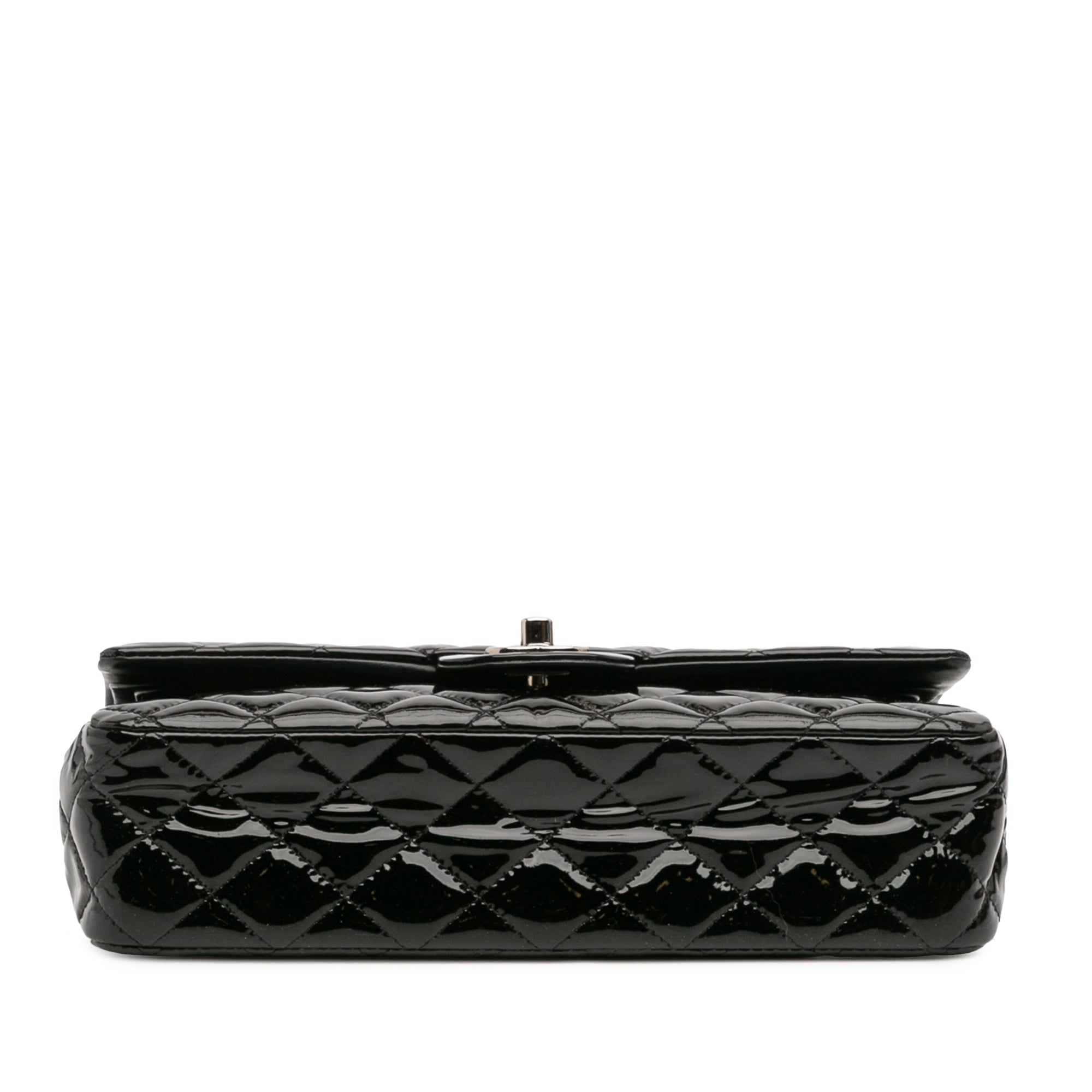 Medium Classic Patent Double Flap
