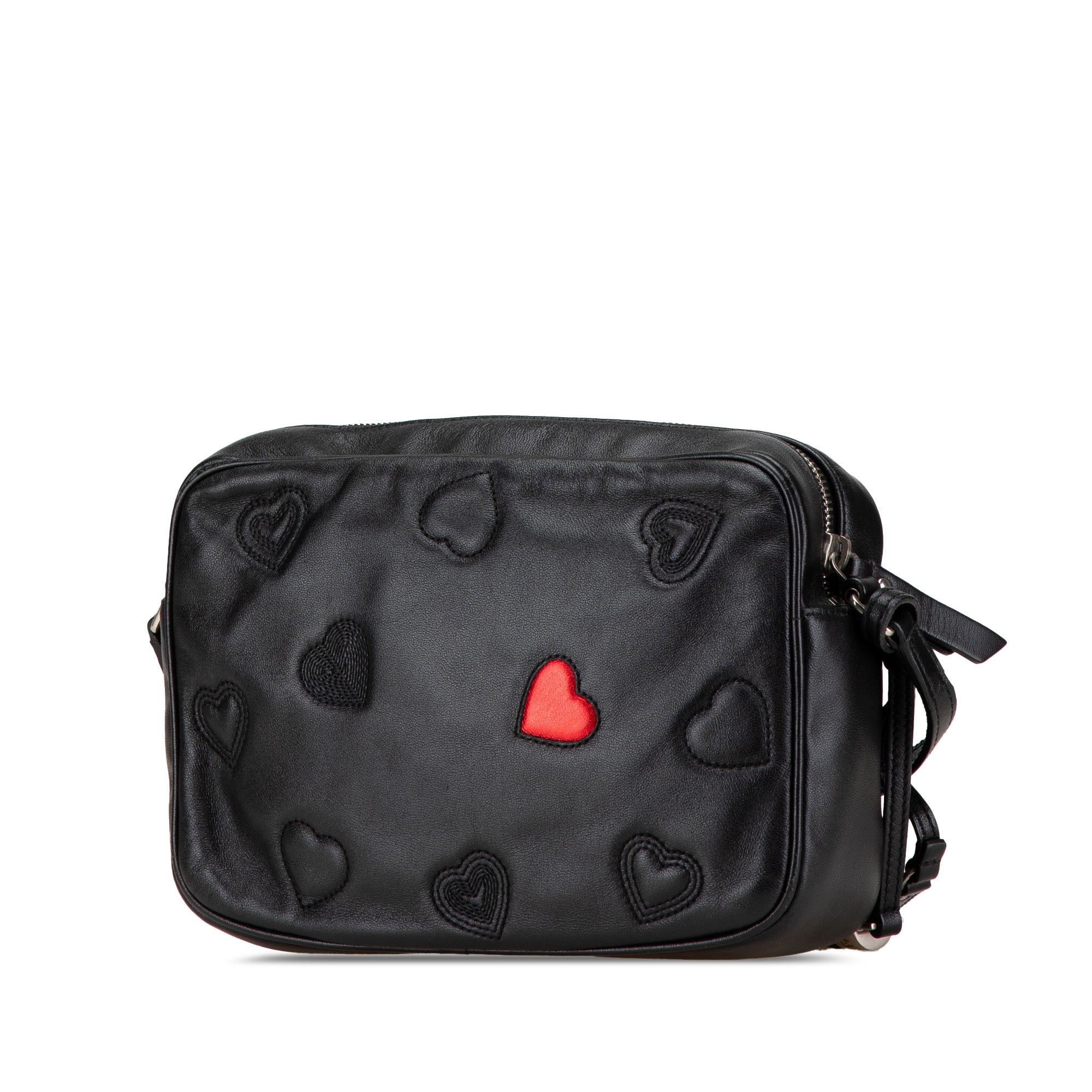 Leather Heart Lou Camera Bag