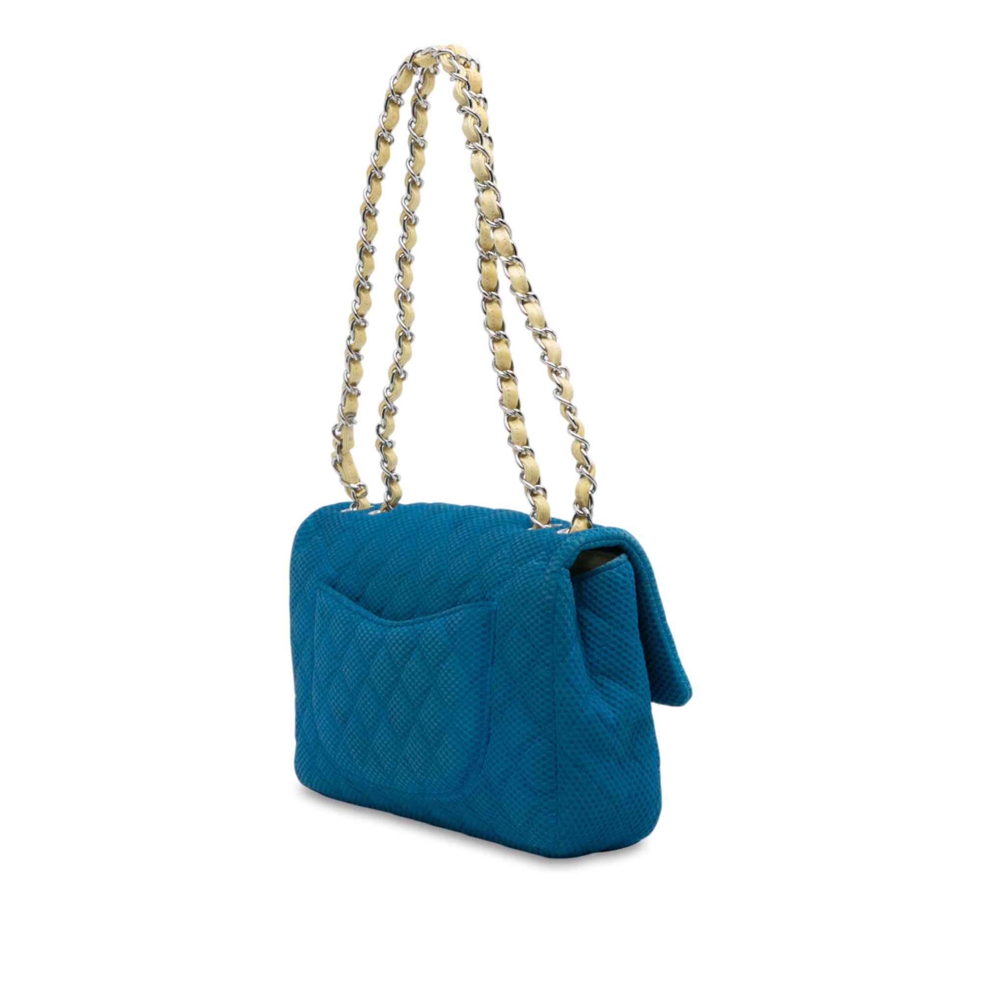 Medium Quilted Perforated Jersey Single Flap