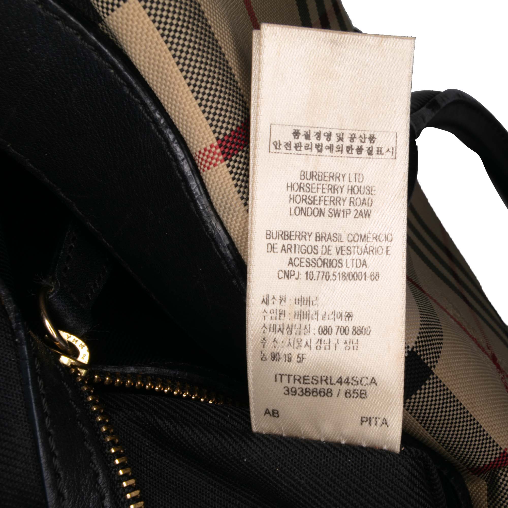 Haymarket Check Coated Canvas Alchester Bowling Bag