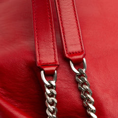 Lambskin Teddy Drawstring Bucket Bag