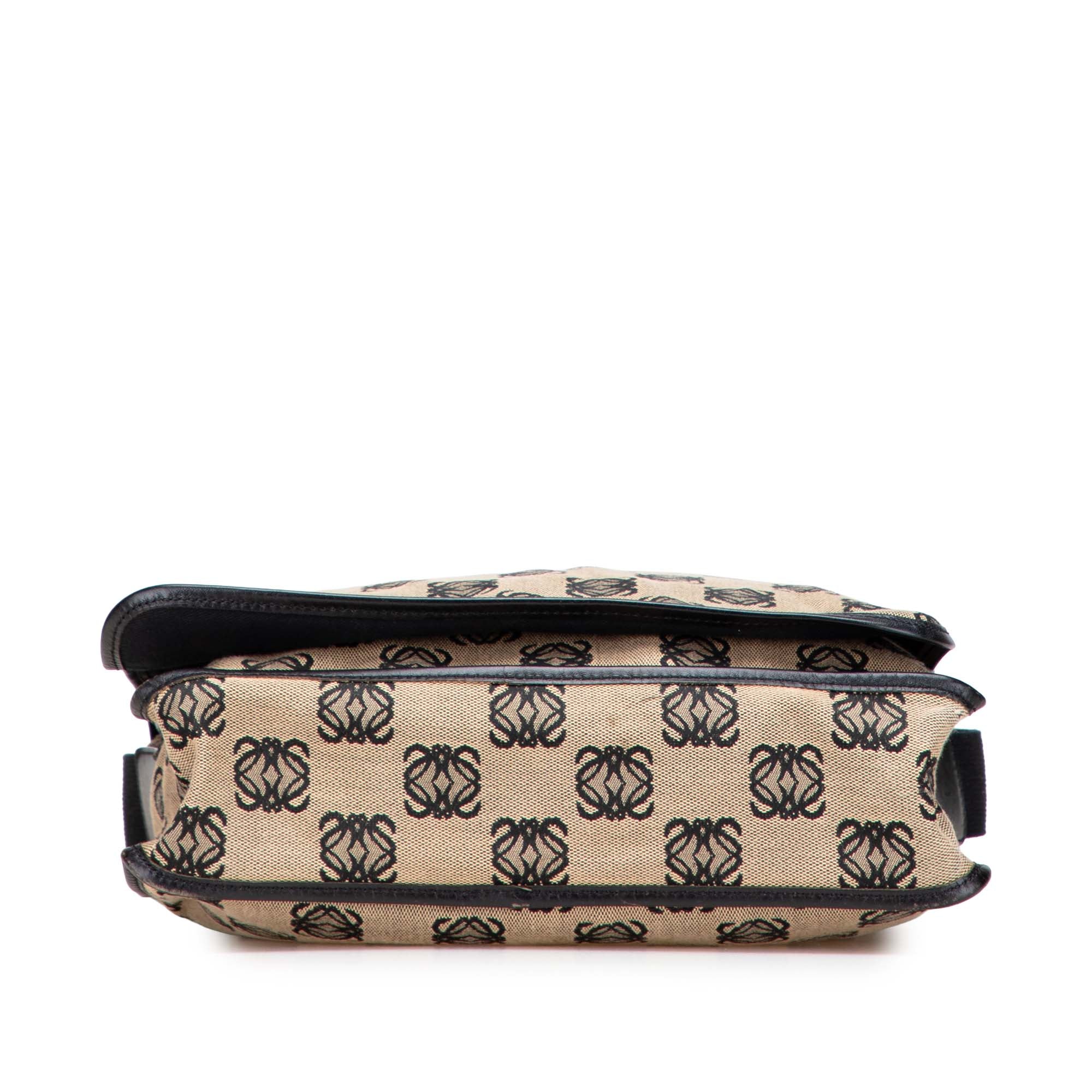 Anagram Canvas Messenger Bag