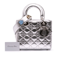 Small Metallic Grained Calfskin Cannage My ABCDior Lady Dior