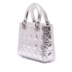 Small Metallic Grained Calfskin Cannage My ABCDior Lady Dior