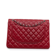 Maxi Classic Lambskin Double Flap