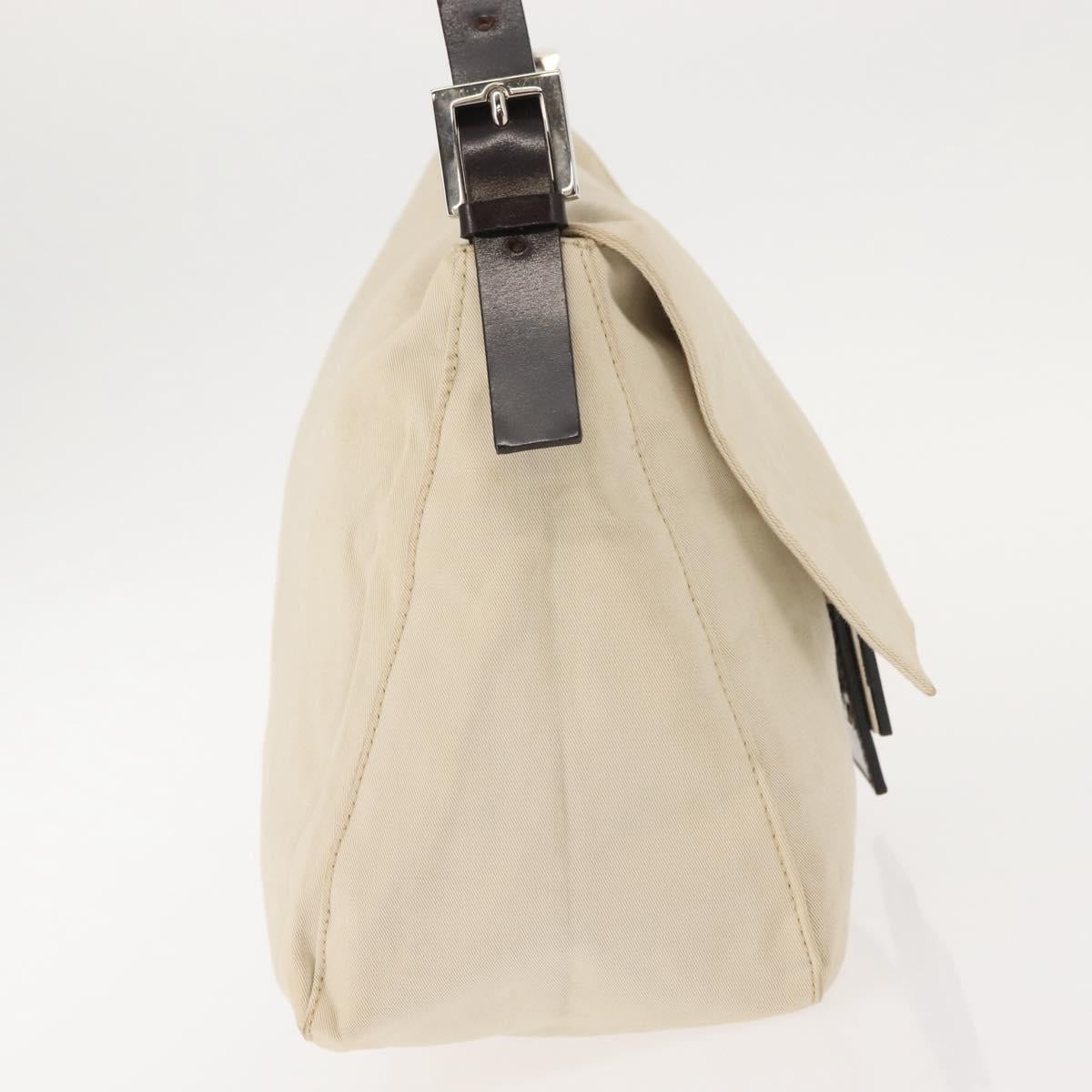 Fendi Mamma Baguette Shoulder Bag Canvas