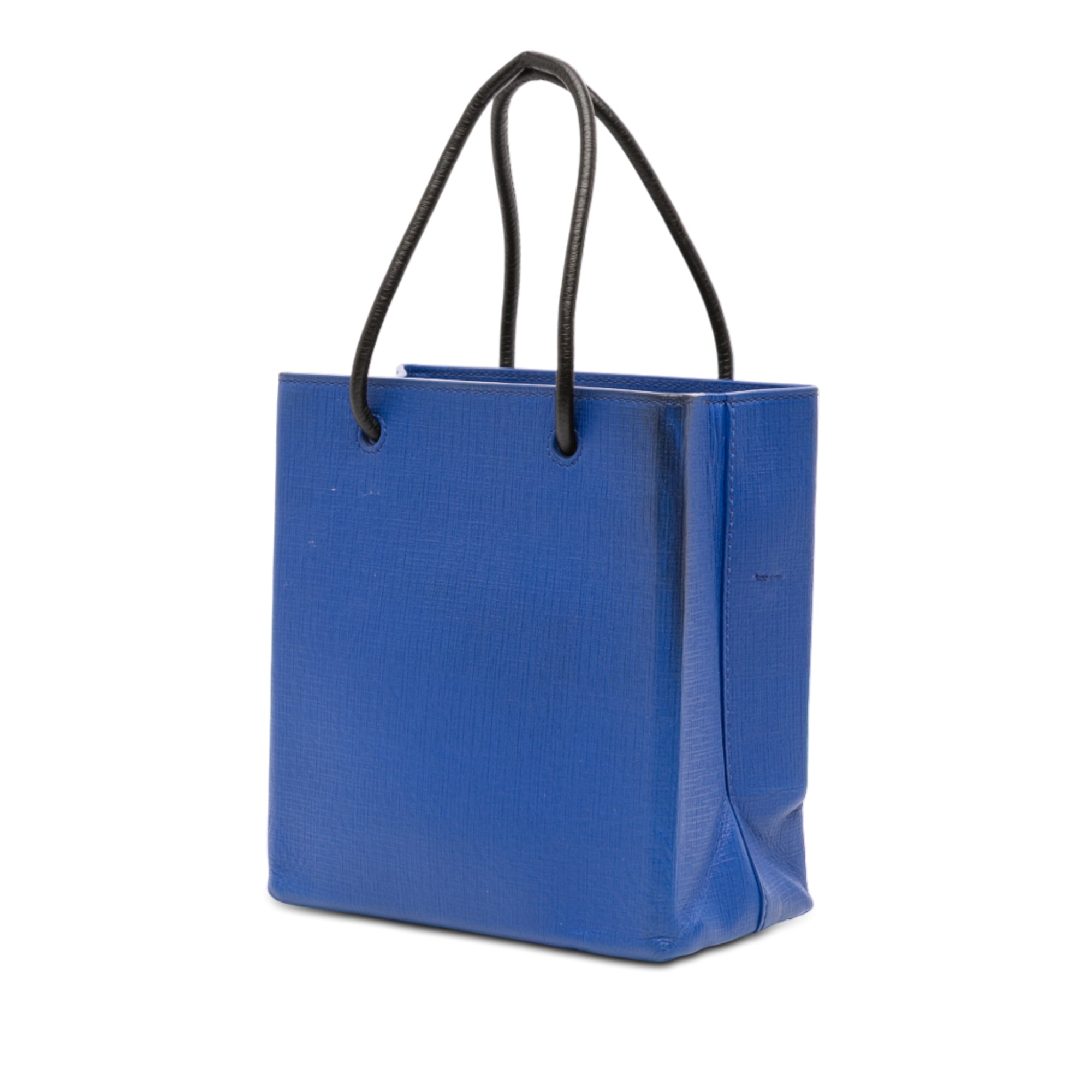 XXS Leather Logo Shopping Tote