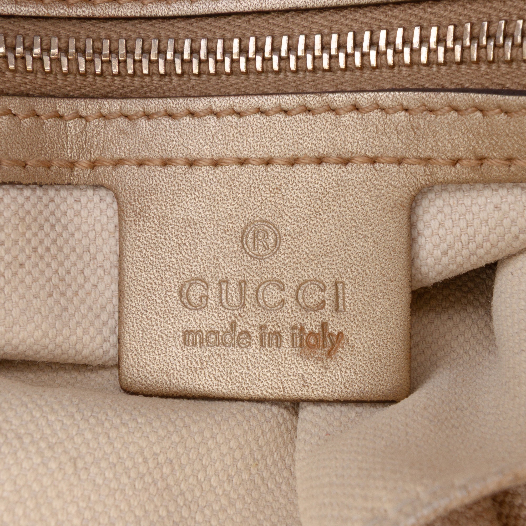 Small Guccissima Bree Satchel