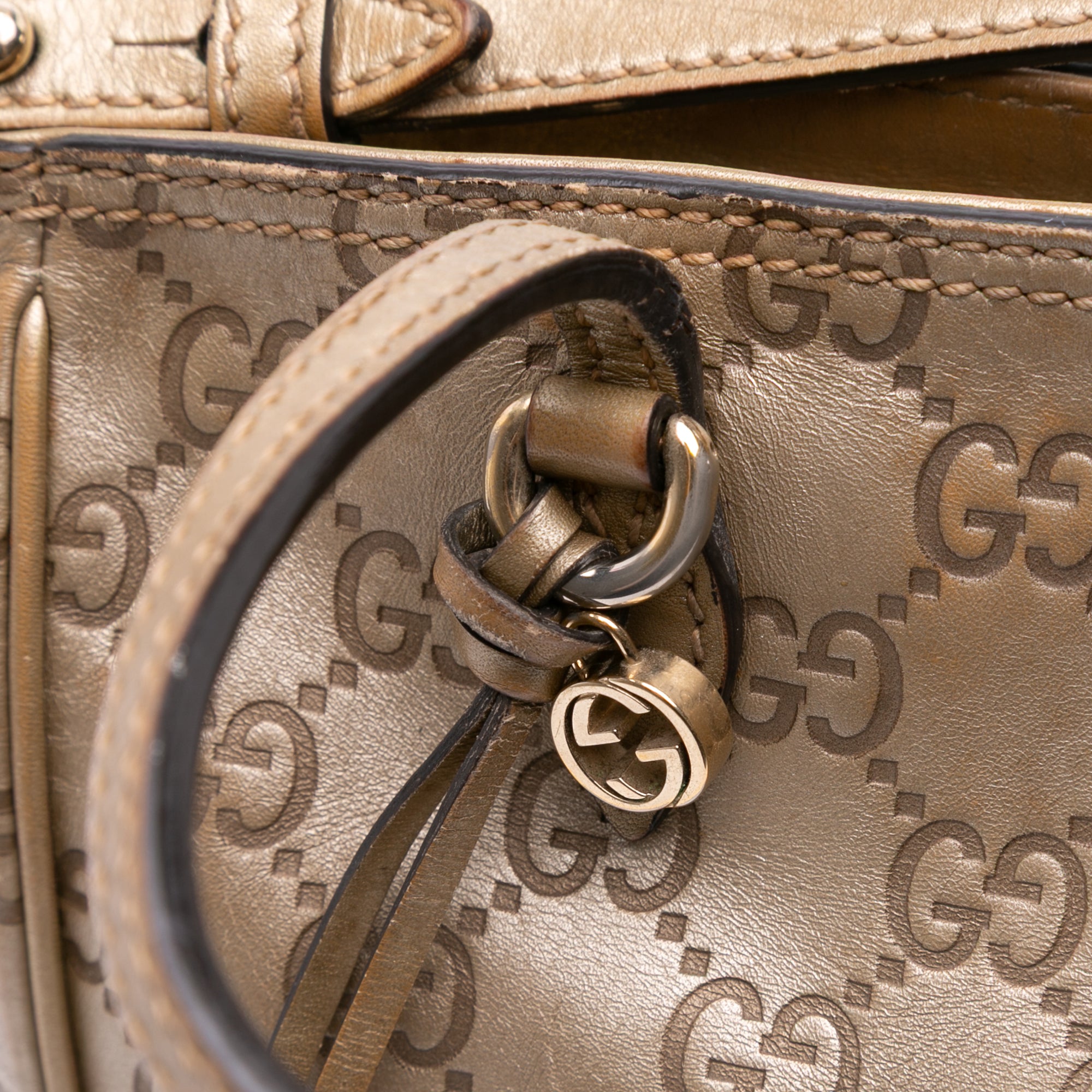 Small Guccissima Bree Satchel
