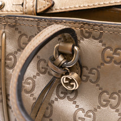 Small Guccissima Bree Satchel