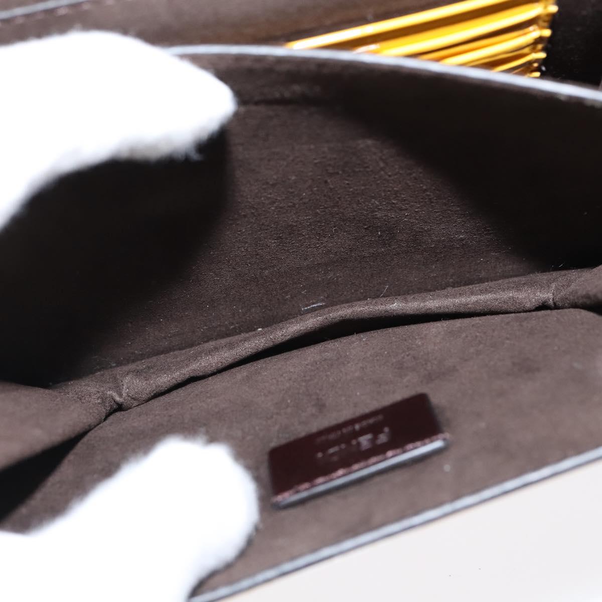 Fendi Karligraphy Crossbody Bag Patent