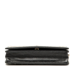 CC Studded Goatskin Wallet On Chain