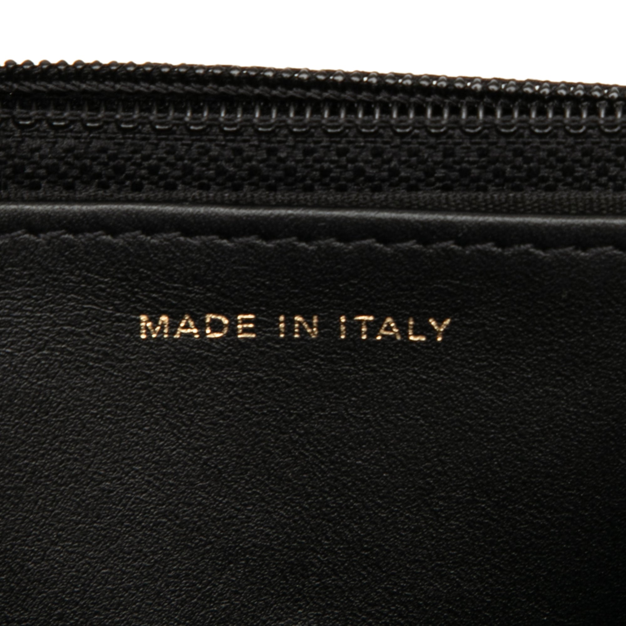 CC Studded Goatskin Wallet On Chain