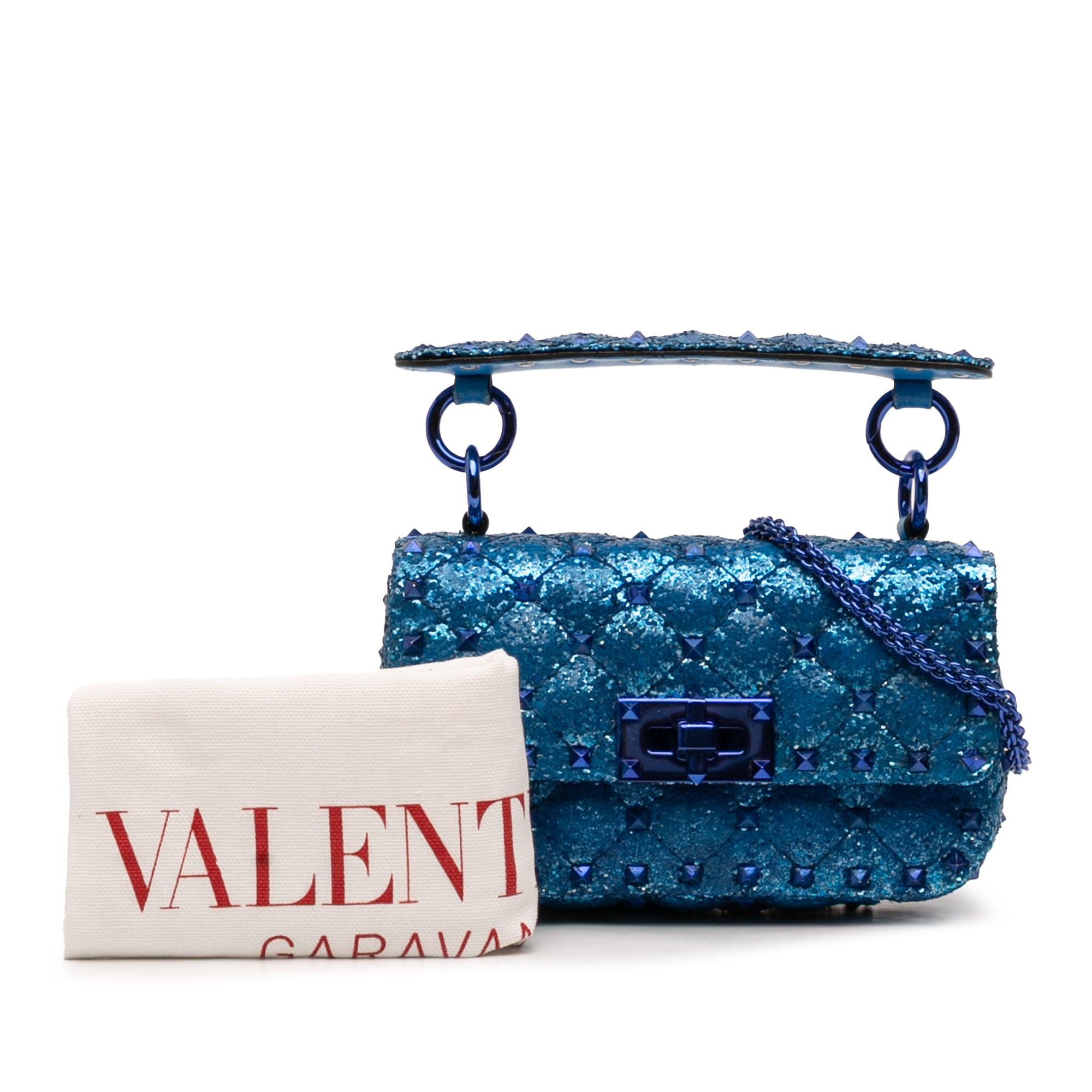 Mini Glitter Rockstud Spike Satchel