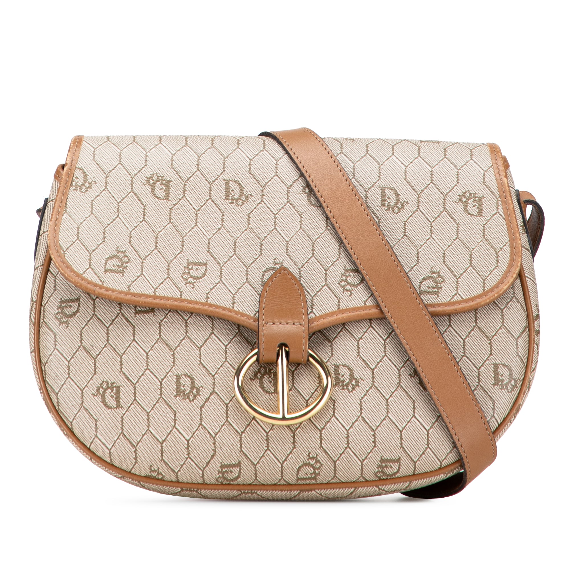 Honeycomb Coated Canvas Crossbody