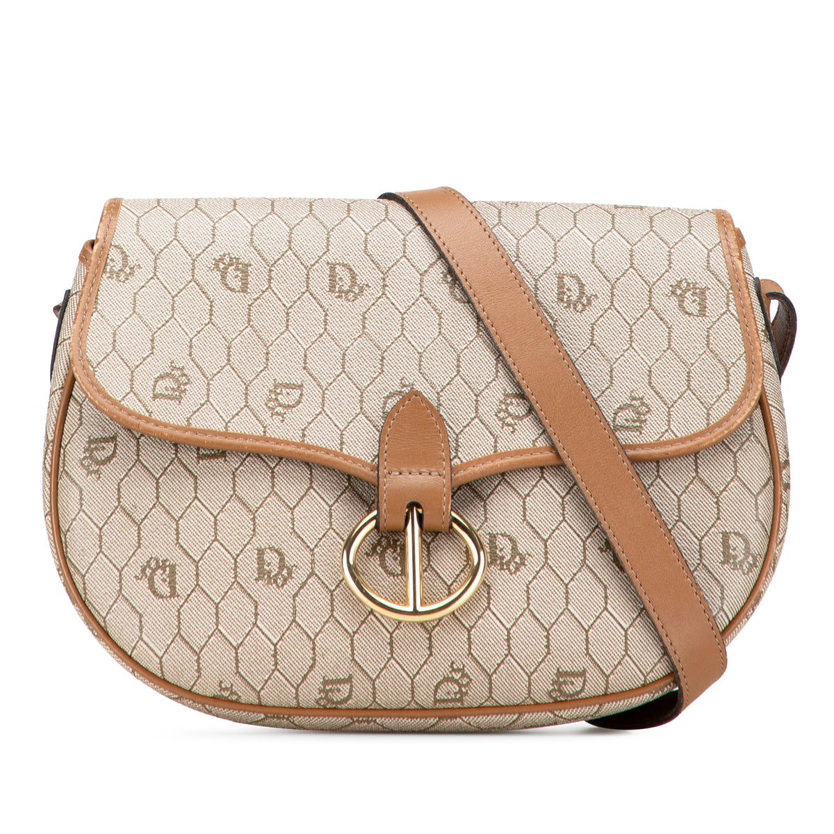 Honeycomb Coated Canvas Crossbody