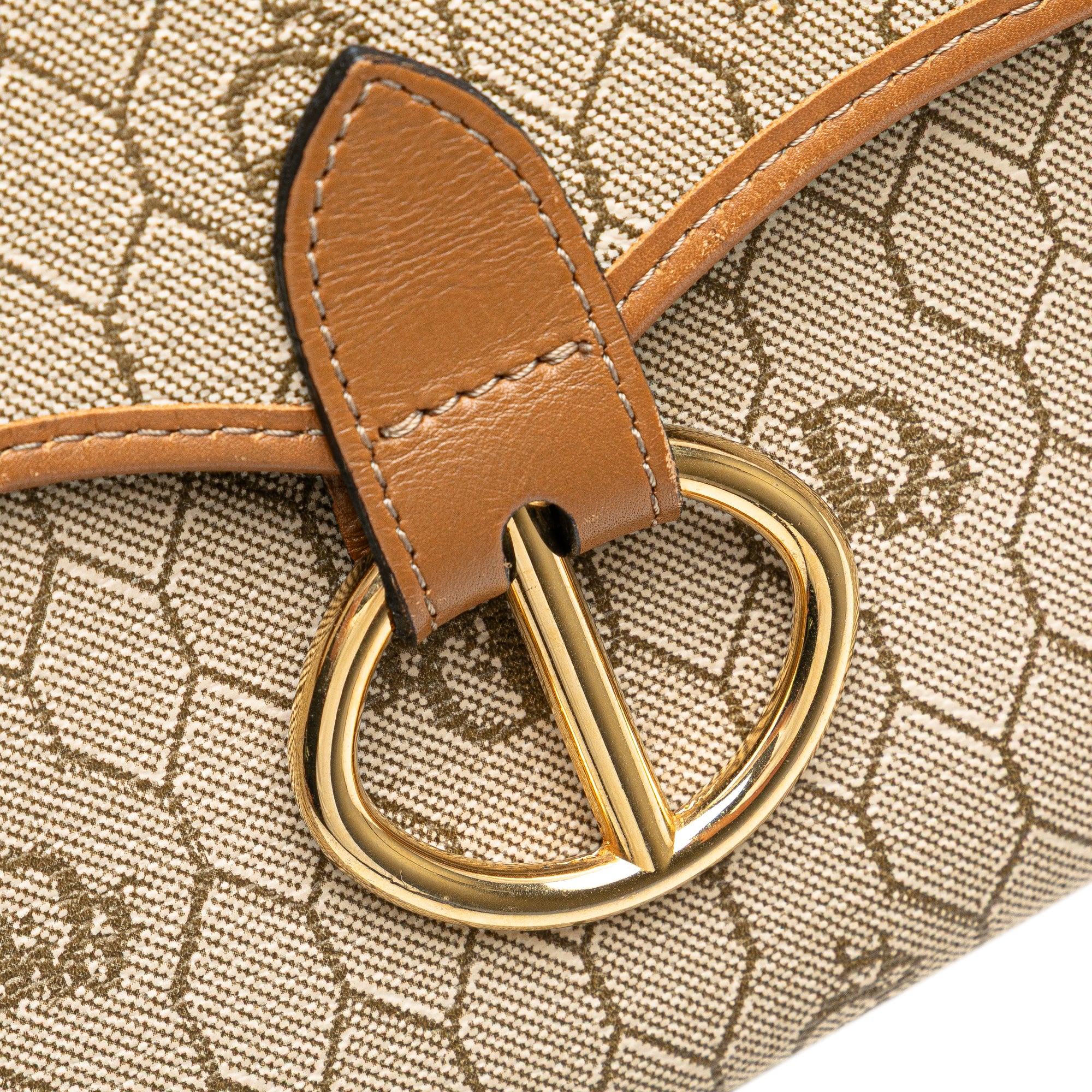 Honeycomb Coated Canvas Crossbody