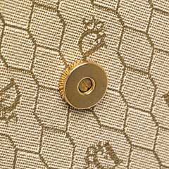 Honeycomb Coated Canvas Crossbody