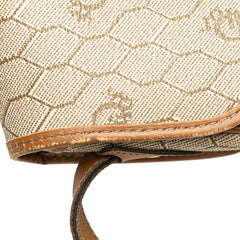 Honeycomb Coated Canvas Crossbody