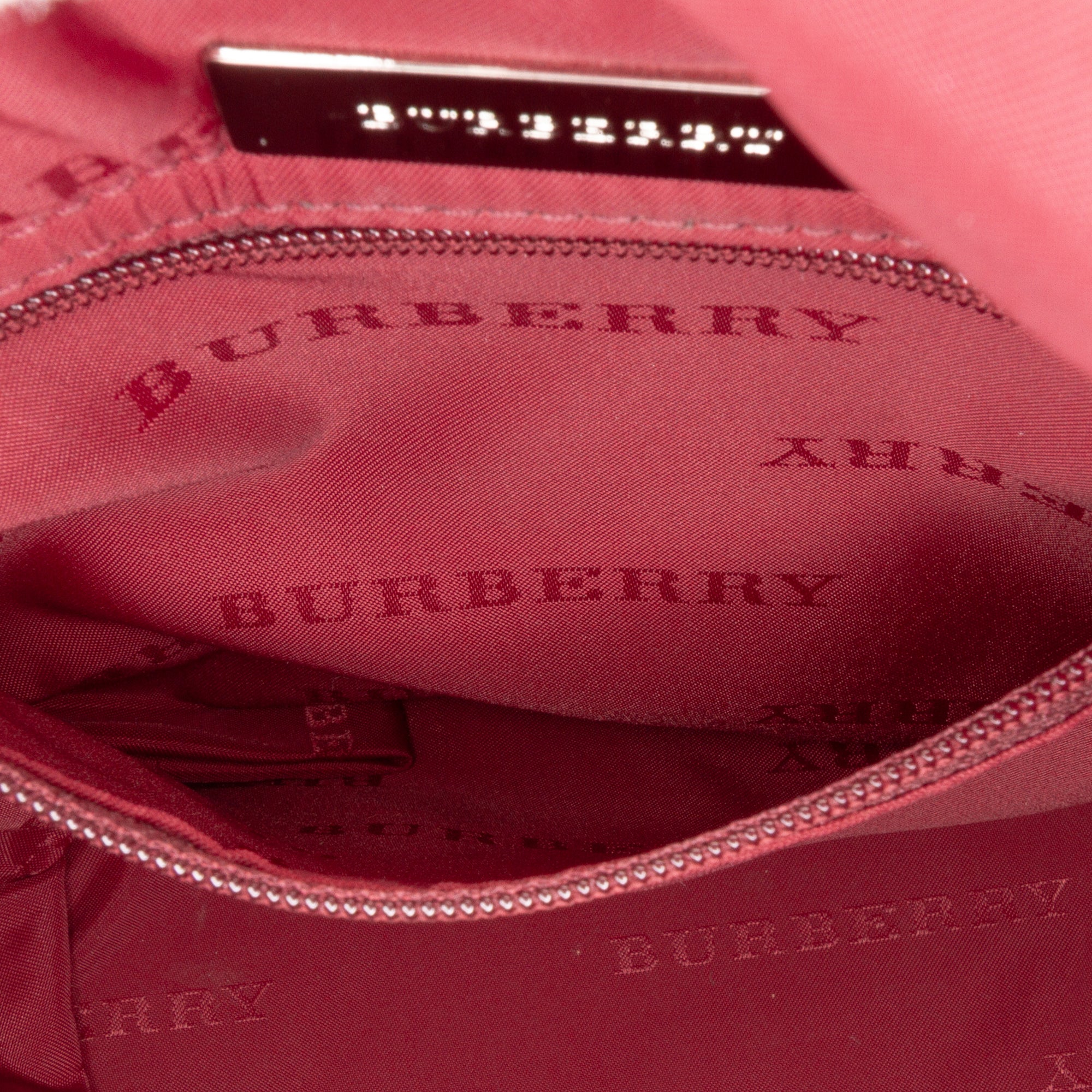 Velvet Trimmed House Check Canvas Bucket Bag